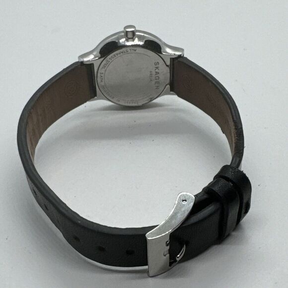 Skagen Freja SKW2668 Women\'s Black Leather Analog Dial Quartz Wrist Watch AEA367 main image 8